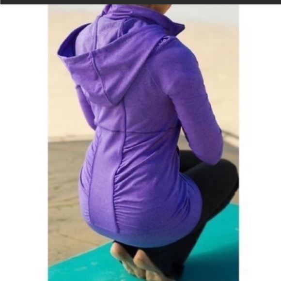 Athleta Jackets & Blazers - 💜ATHLETA RISHI HOODED JACKET-PURPLE-S💜